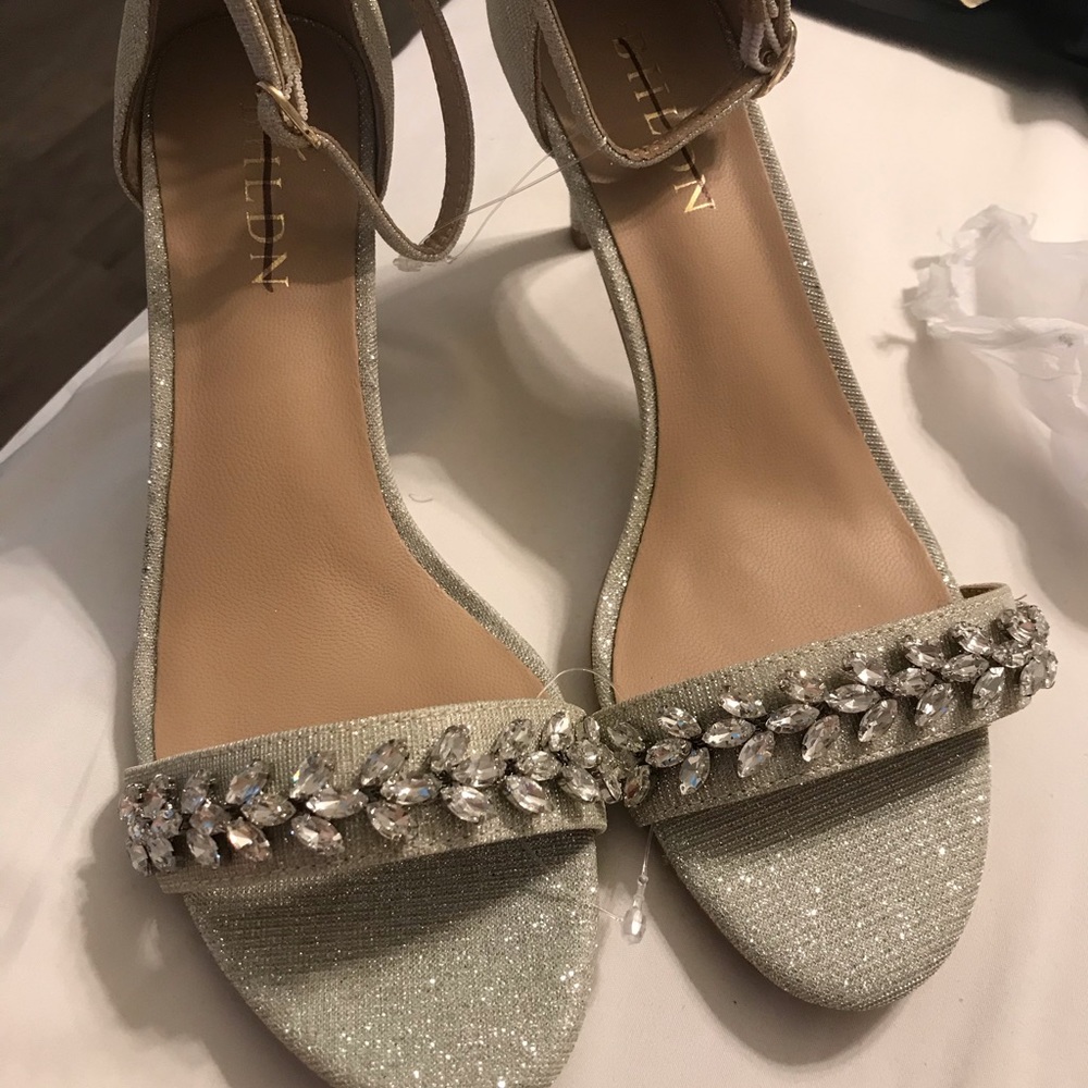 BHLDN Nisha rhinestone sandals